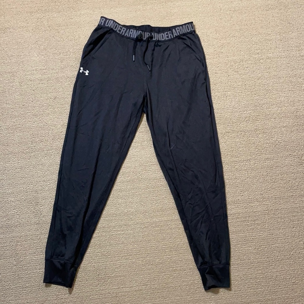 Under armour black joggers